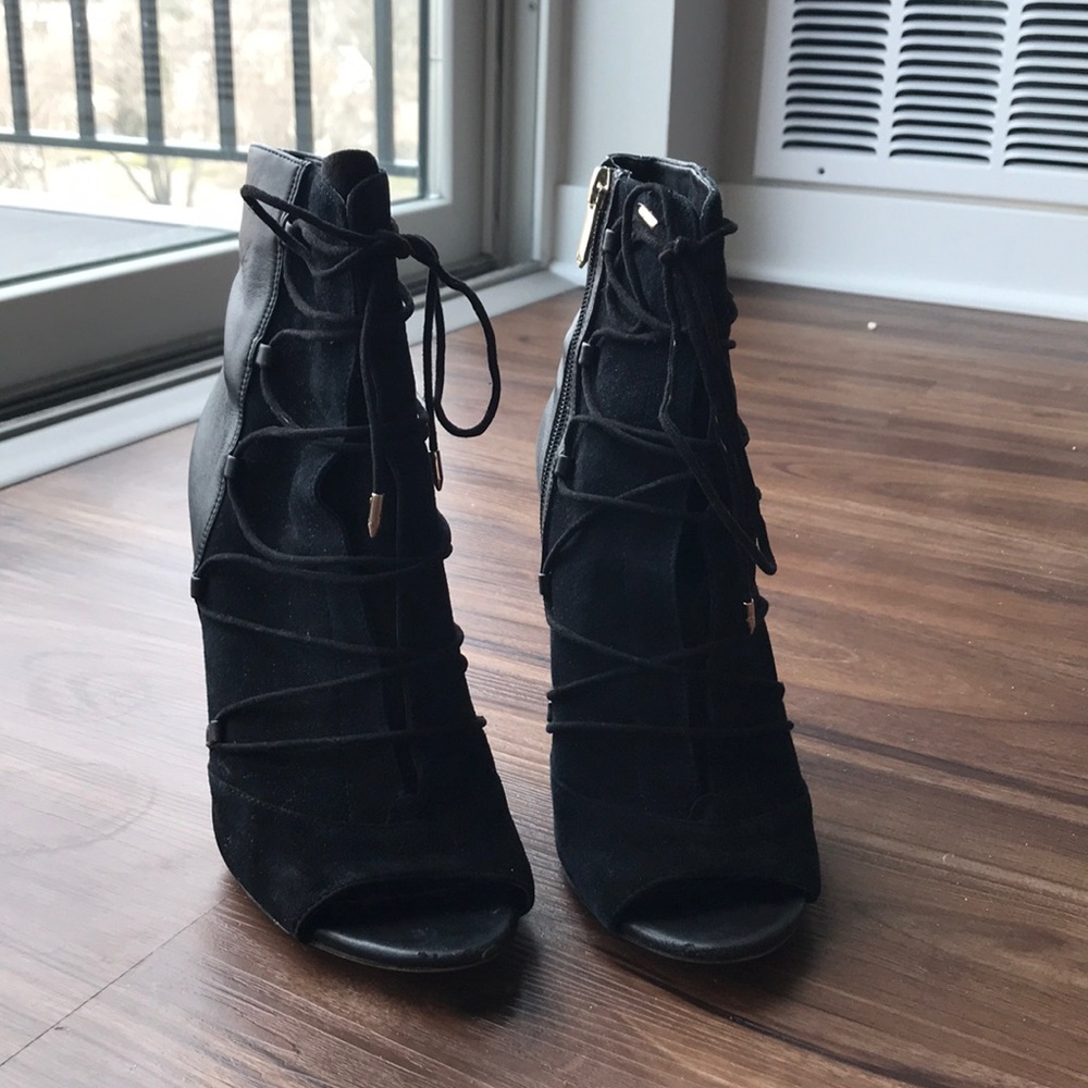 Sam Edelman open toe booties